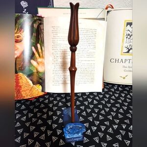 Luna Lovegood Harry Potter Patronus Wand Display with Stand